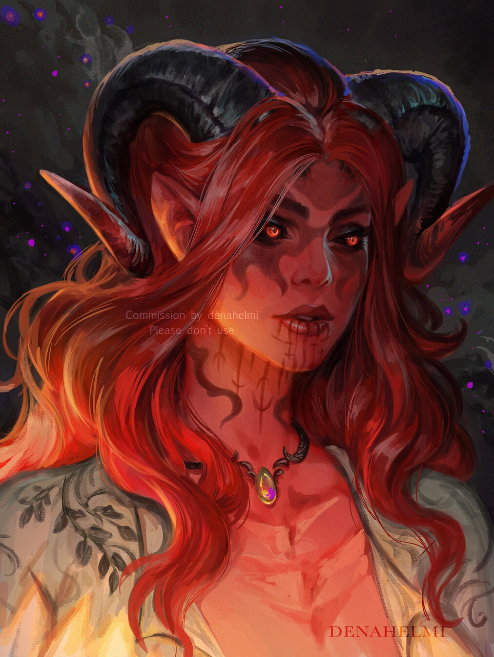 Denahelmi ☾₊ ⊹ Digital art \ commissions