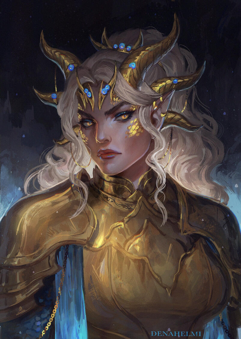 Denahelmi ☾₊ ⊹ Digital art \ commissions