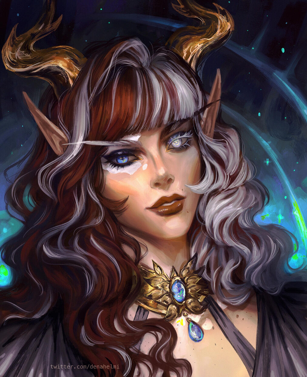 Denahelmi ☾₊ ⊹ Digital art \ commissions